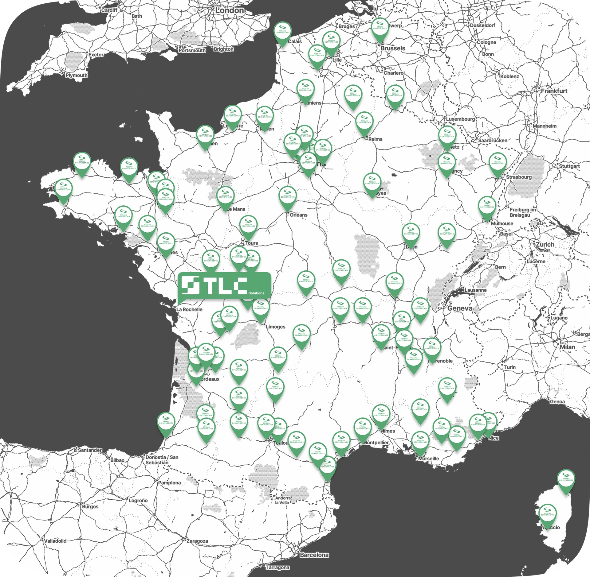 carte france TLC